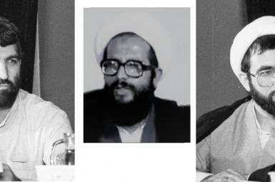 علی فلاحیان، محمد محمدی ری‌شهری و غلام‌حسین محسنی اژه‌ای در دهه شصت