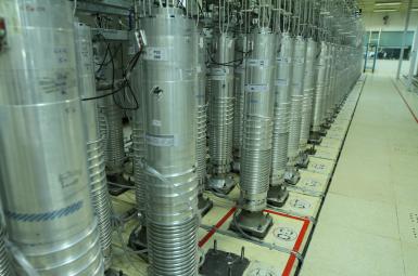 Uranium enrichment centrifuges at Natanz. FILE