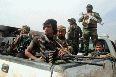 شبه‌نظامیان شیعه‌ی حشدشعبی در عراق