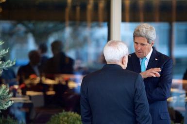 Former US Secretary of State John Kerry and Iran's Foreign Minister Javad Zarif. FILE