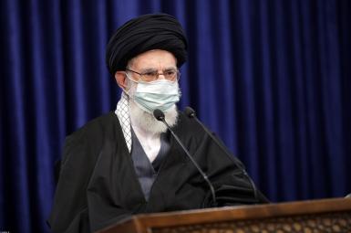Iran Supreme Leader speaking on TV. January 8, 2021