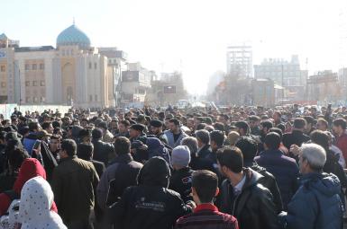 تجمع اعتراضی در مشهد