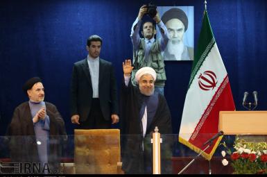 حسن روحانی در همایش انتخاباتی زنجان