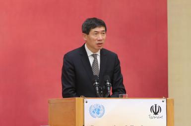 «هائولیانگ شو»، معاون دبیرکل سازمان ملل متحد و مدیر دفتر منطقه‌ای آسیا و اقیانوسیه‌ی برنامه‌ی عمران سازمان ملل