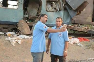 مجازات امدادگران مصری که در حادثه‌ی تصادف دو قطار «سلفی» گرفتند