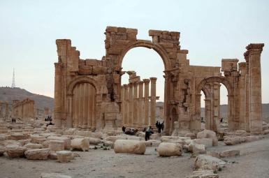 شهر باستانی پالمیرا در سوریه که مدتی در کنترل نیروهای داعش قرار گرفته بود  