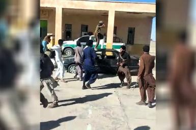 Balush protesters overran a police station near Zahedan, southeastern Iran. February 24, 2021