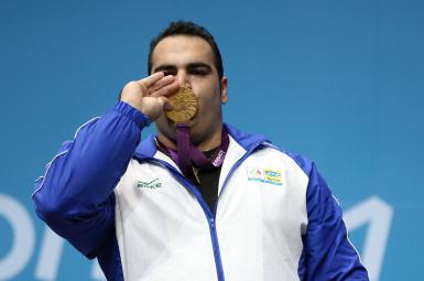 بهداد سلیمی، قهرمان فوق سنگین وزنه‌برداری بازی‌های المپیک ۲۰۱۲ 