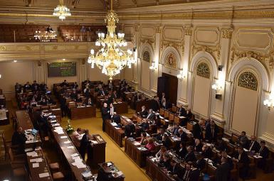 تصویر آرشیوی از پارلمان جمهوری چک