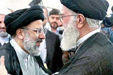 Iran's Ebrahim Raisi and Supreme Leader Ali Khamenei. FILE