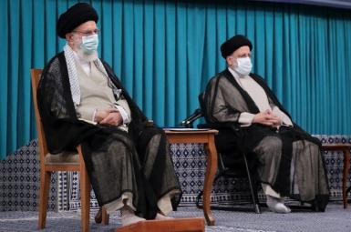 Ali Khamenei and Ebrahim Raisi. August 3, 2021