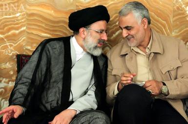 Ebrahim Raisi and Qasem Soleimani in Mashhad, August 2016.