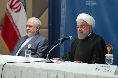 President Hassan Rouhani and foreign minister Javad Zarif. Undated FILE PHOTO