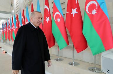 Turkish President Erdogan in Baku. December 10, 2020