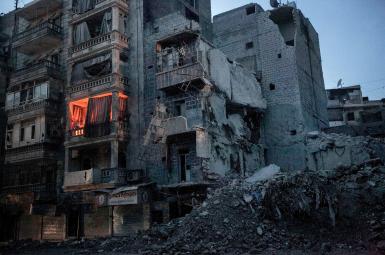 Devastation in Syria's Deir Ezzor. File photo