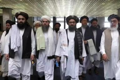 A group of Taliban leaders. FILE PHOT