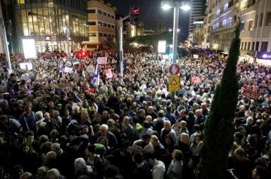 اعتراض هزاران نفر علیه فساد در دولت نتانیاهو