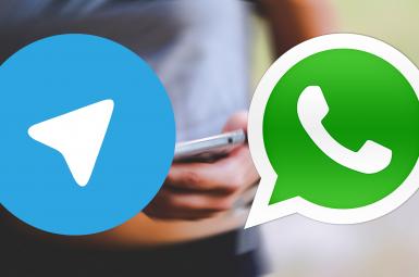  واتس‌آپ و تلگرام 