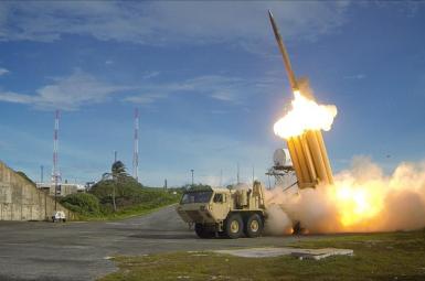 US THAAD missile defense system during a test. FILE PHOTO