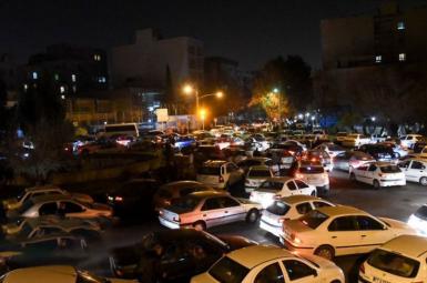 ترافیک تهران پس از زلزله
