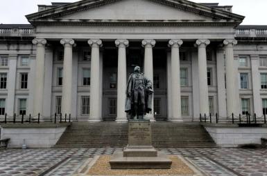 US Treasury Department in Washington DC. FILE PHOTO
