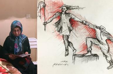 جدیدترین تصویر زهرا رهنورد و طرح منتشرشده از او در مخالفت با حجاب اجباری