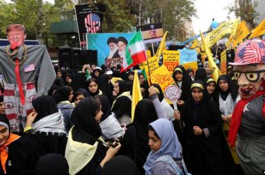 Government-organized rallies to mark anniversary of the 1979 seizure of US Embassy in Tehran. November 4, 2019
