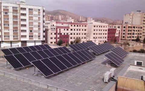 نخستین نیروگاه خورشیدی در شهرصدرای شیراز