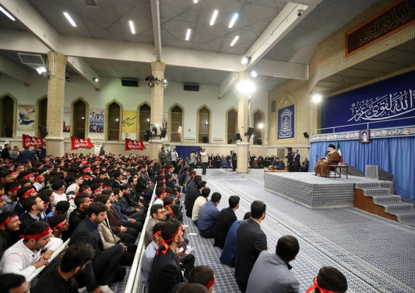 دیدار خامنه‌ای با دانش‌آموزان و دانشجویان