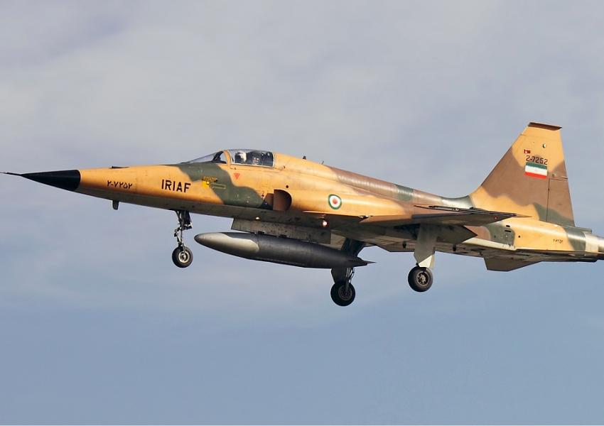 An Iranian F-5 fighter jet. FILE