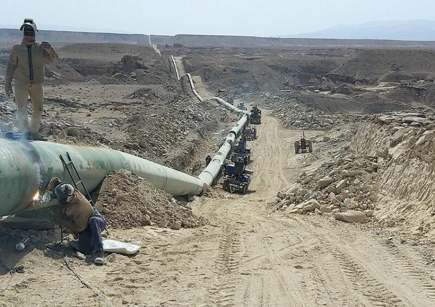 Iran's Jask pipeline designed to circumvent the Strait of Hormuz. FILE