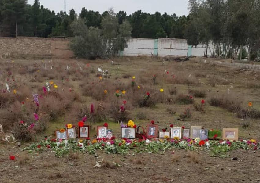 Khavaran cemetery near Tehran where hundreds of political prisoners killed in 1988 are buried. FILE