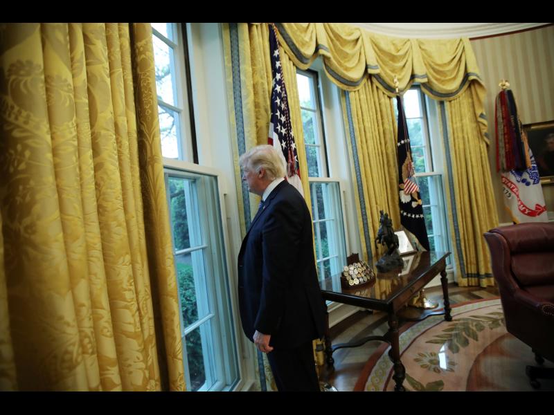 دونالد ترامپ در کاخ سفید
