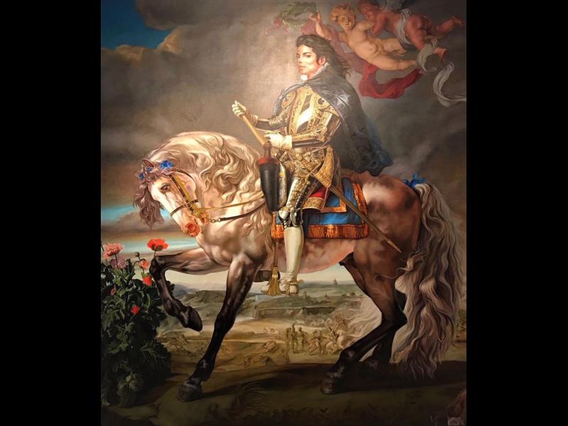 کهیند وایلی؛ سلطان فیلیپ دوم (مایکل جکسون) روی اسب، ۲۰۱۰